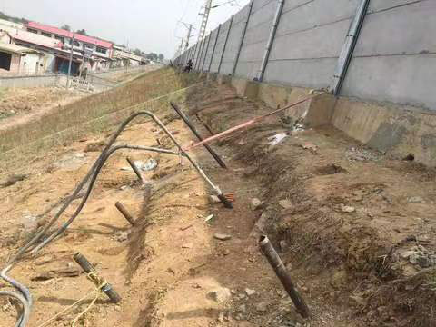 互助基础下沉注浆加固