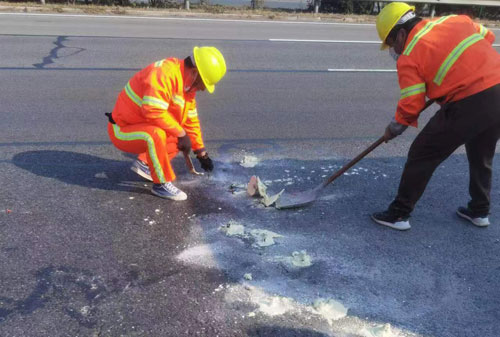 互助公路下沉注浆加固