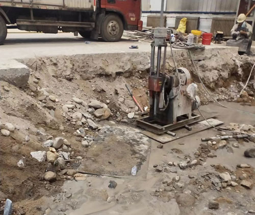 互助公路下沉压浆